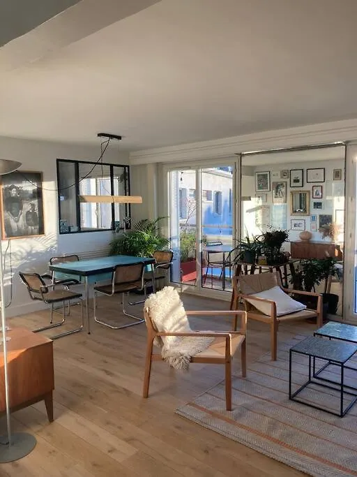 Loft En Dernier Etage Proche Des Buttes Chaumont