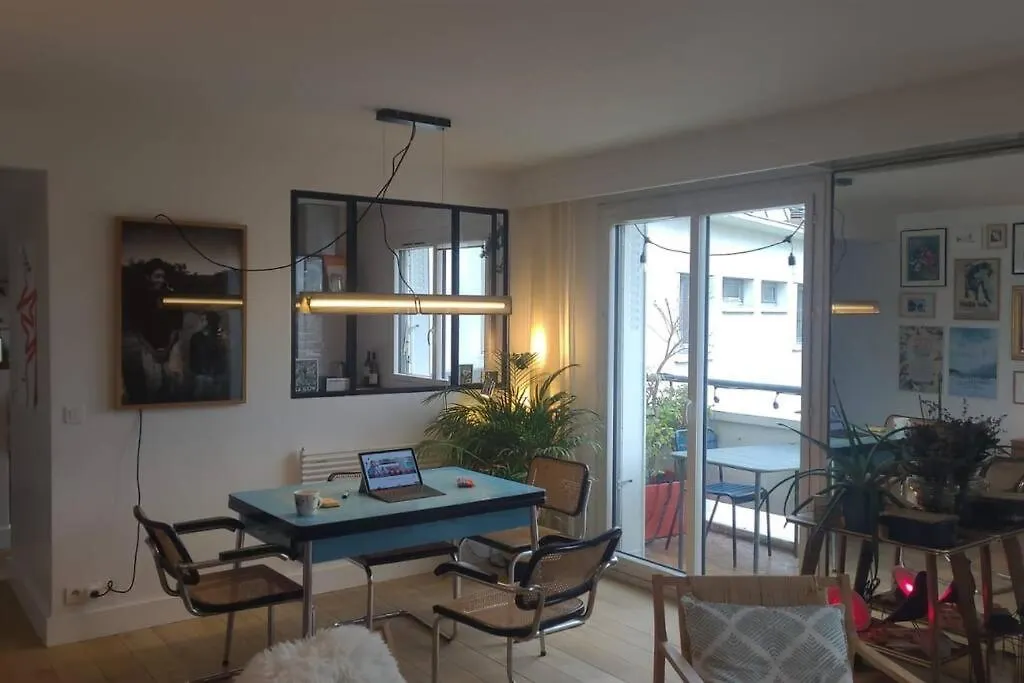 Loft En Dernier Etage Proche Des Buttes Chaumont شقة