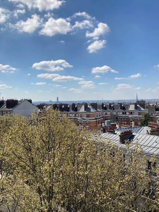 Loft En Dernier Etage Proche Des Buttes Chaumont Apartman